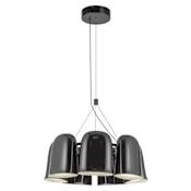 Kuzco Lighting Bell 19" Wide LED Chandelier Glossy Black