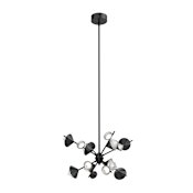 Kuzco Lighting Geode 25" Wide LED Sputnik Chandelier - 120-277V Black