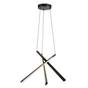 Kuzco Lighting Lex 27" Wide LED Abstract Multi Light Pendant Urban Bronze