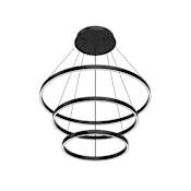 Kuzco Lighting Cerchio 32" Wide LED Ring Chandelier - 120-277V Black