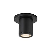 Kuzco Lighting Nordic 5" Wide Semi-Flush Outdoor Outdoor Ceiling Fixture Black