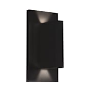 Kuzco Lighting Vista 2 Light 6" Tall LED Outdoor Wall Sconce Black