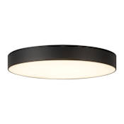 Kuzco Lighting Musa 11" Wide LED Flush Mount Drum Ceiling Fixture Black