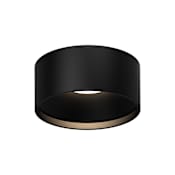 Kuzco Lighting Lucci 5" Wide LED Flush Mount Drum Ceiling Fixture Black