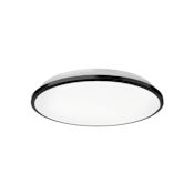Kuzco Lighting Brook 11" Wide LED Flush Mount Bowl Ceiling Fixture Black