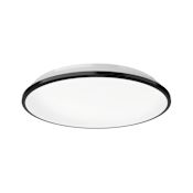 Kuzco Lighting Brook 13" Wide LED Flush Mount Bowl Ceiling Fixture Black