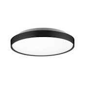 Kuzco Lighting Brunswick 18" Wide LED Flush Mount Drum Ceiling Fixture Black