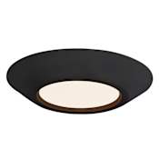 Kuzco Lighting Weylo 6" Wide LED Flush Mount Ceiling Fixture Black