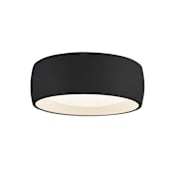 Kuzco Lighting Savile 6" Wide Flush Mount Drum Ceiling Fixture Black
