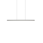 Kuzco Lighting Chute 35" Wide LED Linear Chandelier Black