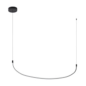Kuzco Lighting Talis 48" Wide LED Suspension Linear Pendant Black