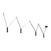 Kuzco Lighting Mason 9" Wide Linear Pendant Urban Bronze