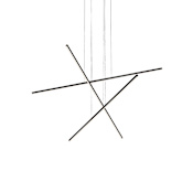 Kuzco Lighting Vega Minor 42" Wide LED Suspension Multi Light Pendant Black