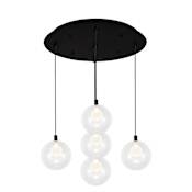 Kuzco Lighting Bolla 16" Wide Globe Chandelier Black