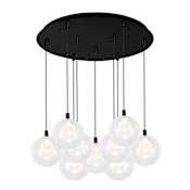 Kuzco Lighting Bolla 20" Wide Globe Chandelier Black