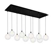 Kuzco Lighting Bolla 29" Wide Globe Chandelier Black