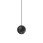 Kuzco Lighting Exo 2" Wide LED Mini Pendant Black