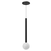 Kuzco Lighting Elixir 18" Tall 3000K LED Mini Pendant Black