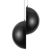 Kuzco Lighting Void 16" Wide LED Abstract Multi Light Pendant Black