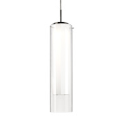 Kuzco Lighting Verona 19" Tall LED Mini Pendant Brushed Nickel