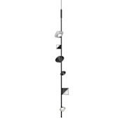 Kuzco Lighting Geode 7" Wide LED Mini Pendant Black