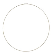 Kuzco Lighting Cirque 60" Wide LED Pendant Brushed Nickel