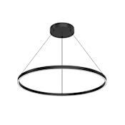 Kuzco Lighting Cerchio 36" Wide LED Suspension Pendant Black