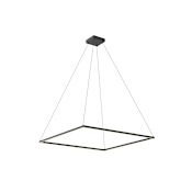 Kuzco Lighting Piazza 48" Wide LED Suspension Pendant Black
