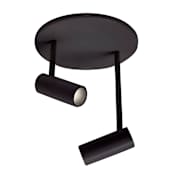 Kuzco Lighting Downey 2 Light 2" Tall LED Accent Light Ceiling Fixture Black