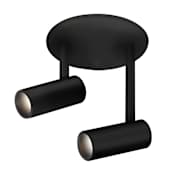 Kuzco Lighting Downey 2 Light 2-3/4" Tall LED Accent Light Ceiling Fixture Black