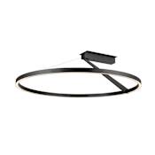 Kuzco Lighting Roda 32" Wide LED Semi-flush Ceiling Fixture Black