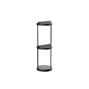 Kuzco Lighting Novel 19" Tall LED Column Table Lamp Black