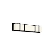 Kuzco Lighting Alberni 26" Wide 3000K LED Bath Bar Black