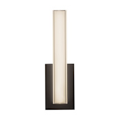 Kuzco Lighting Garland 15" Tall LED Bathroom Sconce Black