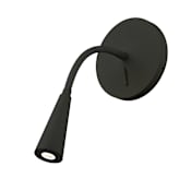 Kuzco Lighting Eton 8" Tall LED Wall Sconce Black