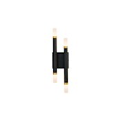 Kuzco Lighting Draven 4 Light 18" Tall LED Wall Sconce Black