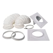 KwiKool Dual Duct Ceiling Kit for KIB12023, KIB12043, and KIB1811 White
