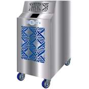 KwiKool Bioair Plus 46 Inch Tall 3 Speed 2000 Sq. Ft. Air Purifier with HEPA Filter and Dual UV Lights Stainless Steel