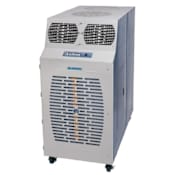 KwiKool 120,000 BTU 460V Commercial Air Cooled Portable Air Conditioner with Built-In Thermostat and Electronic Controls Blue / White