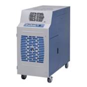 KwiKool 29,500 BTU 230V Commercial Air Cooled Portable Air Conditioner with Built-In Thermostat and Electronic Controls Blue / White