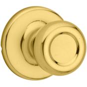Kwikset Security Series Tylo Passage Door Knobset Polished Brass