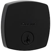 Kwikset Midtown Single Cylinder Keyed Entry Deadbolt with Smartkey Technology Matte Black