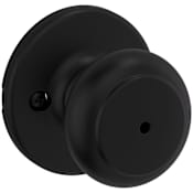 Kwikset Cove Privacy Door Knob Set Matte Black