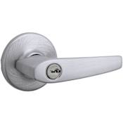 Kwikset Maximum Series Delta Single Cylinder Keyed Entry Door Leverset Satin Chrome