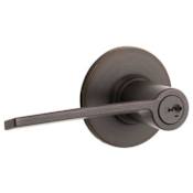 Kwikset Palmina Left Handed Single Cylinder Keyed Entry Leverset with SmartKey Venetian Bronze