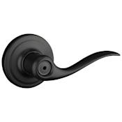 Kwikset Signature Series Tustin Privacy Door Leverset Matte Black