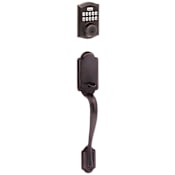 Kwikset Arlington Sectional Electronic Keyless Entry Exterior Pack Handleset with SmartKey Venetian Bronze