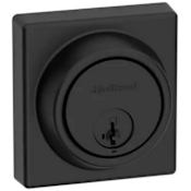 Kwikset Key Control Single Cylinder Keyed Entry Deadbolt with SmartKey Matte Black