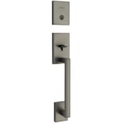 Kwikset San Clemente Sectional Keyed Entry Handleset Exterior Only Gun Metal