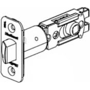 Kwikset Round Corner Spring Latch with Adjustable Backset Bright Chrome